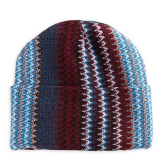 $265 Authentic MISSONI New Authentic Multicolored Red Burgundy Blue Hat Sale - Picture 4 of 13
